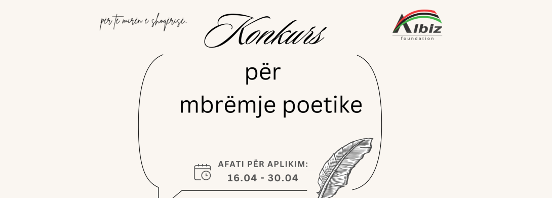 Konkurs letrar “Mbrëmje Poetike”