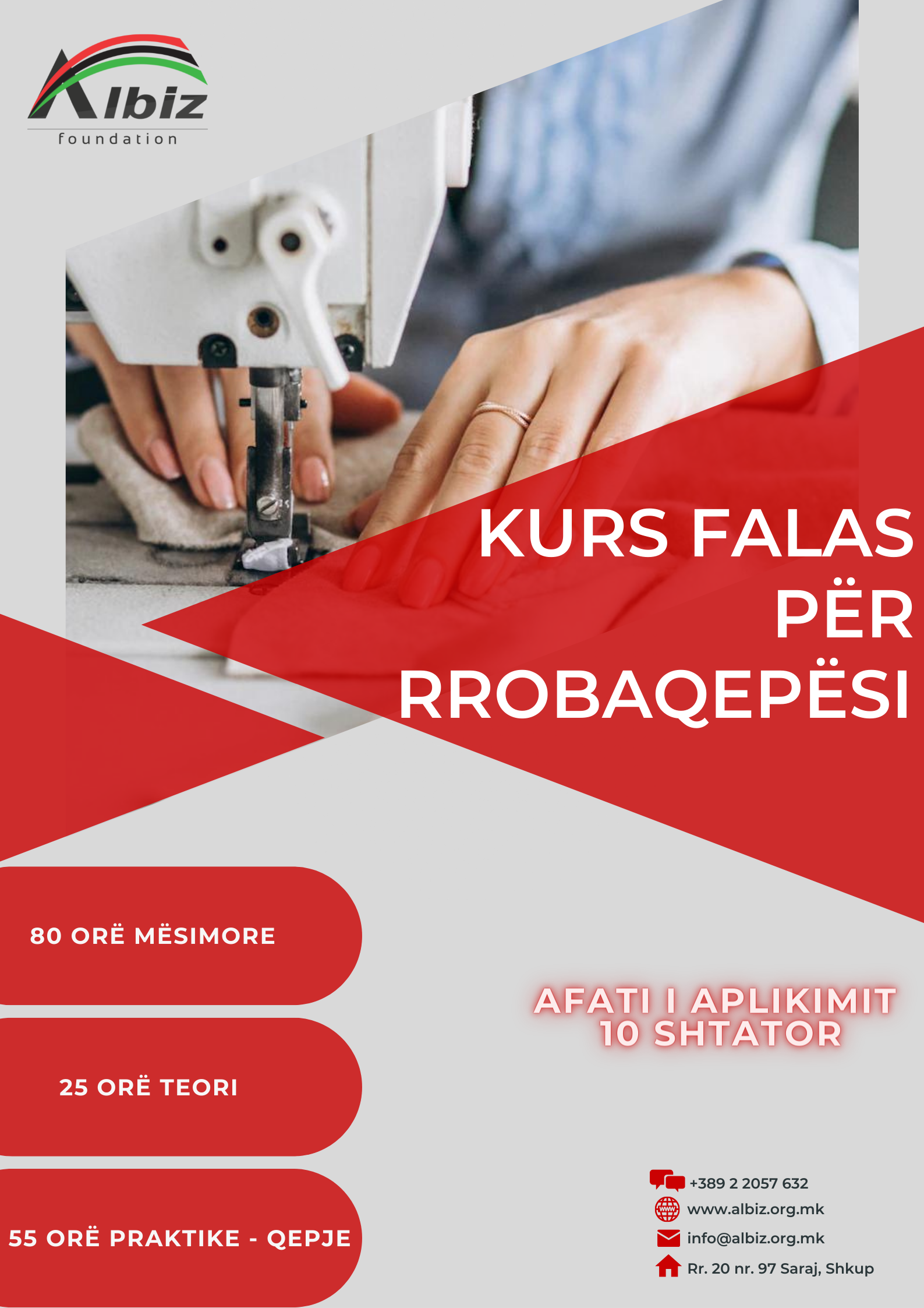 Kurs falas për rrobaqepësi